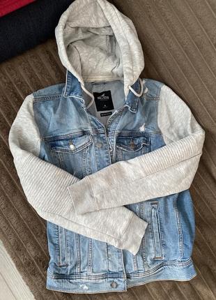 Джинсова куртка hollister
