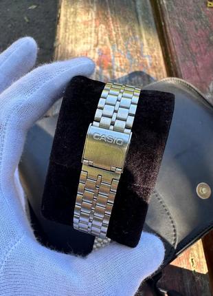 Часы casio mtp-vc01 silver/green