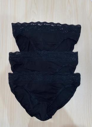 Женские коттоновые трусики с гипюром marks&spencer uk 14 eur 42