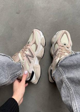 Кросівки new balance 9060 beige black