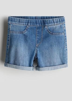 1-2/3-4/7-8 років h&m нові фірмові джинсові шорти шортики дівчинці