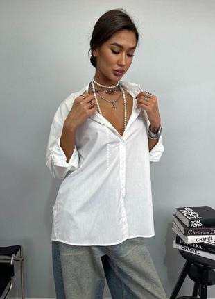 Женская рубашка из коттона