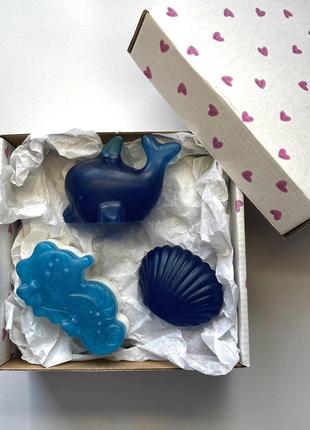 Набор мыла ручной работы «морской мир»