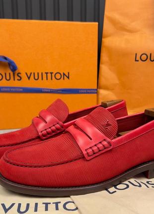 New louis vuitton louis loafer новые мужские лоферы туфли оригинал 41.5 eur