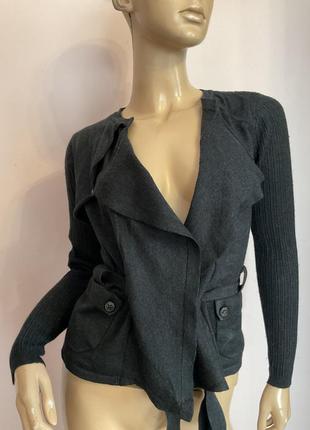 Фирменный трикотажный кардиган / xs- s / brend karen millen