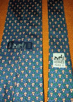 Hermes оригинальный галстук 3