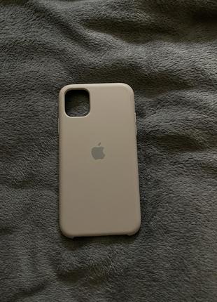 Новий чохол на айфон 11 сірого кольору