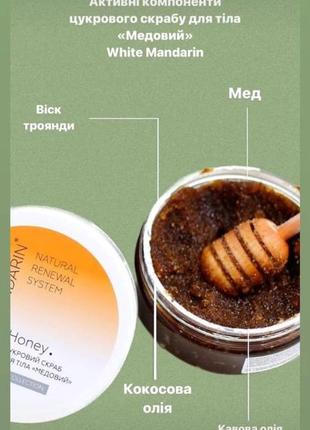 Сахарный натуральный скраб для тела
