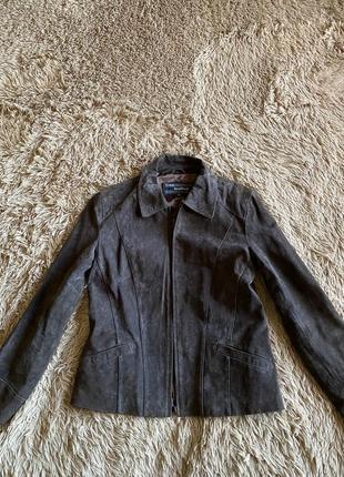 Замшевый пиджак