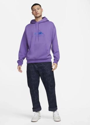 Худи nike sb skate hoodie violet