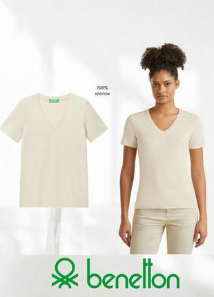 United colors of benetton хлопковая футболка