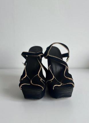 Замшеві босоніжки topshop