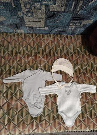 Боди детские h&m/ bornino размер 50/56