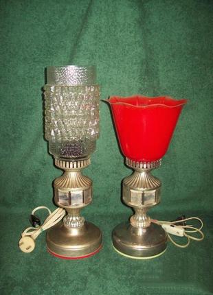 Лампа настольная светильник ссср