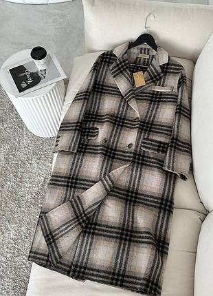 Пальто burberry премиум люкс
