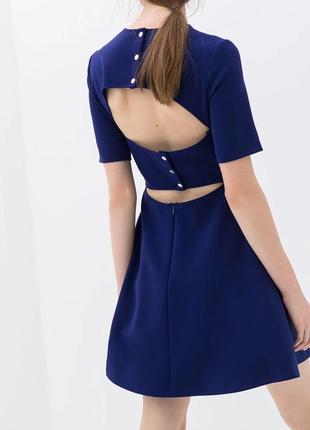 Платье zara с красивой спинкой
