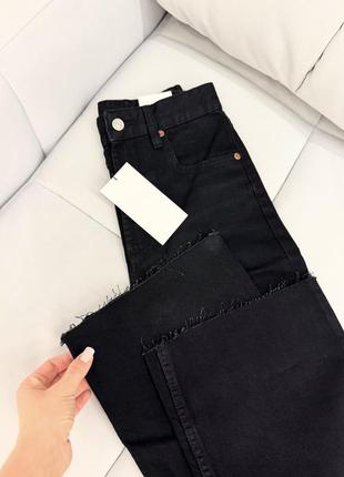 Женские джинсы zara wide leg 34р/ хс