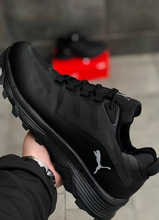 Мужские кроссовки puma черные термо кроссовки пума мужественные зимние кроссовки пума