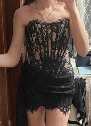 Мереживна, вечірня сукня2 фото