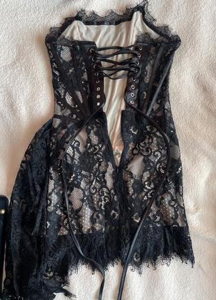 Мереживна, вечірня сукня3 фото