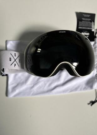 Маска для лиж та сновборду dope sight ski goggles black black mirror