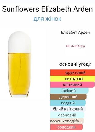 Elizabeth arden sunflowers туалетна вода жіноча 100 мл ml eau de toilette залишок коробка упаковка без пари пшиків