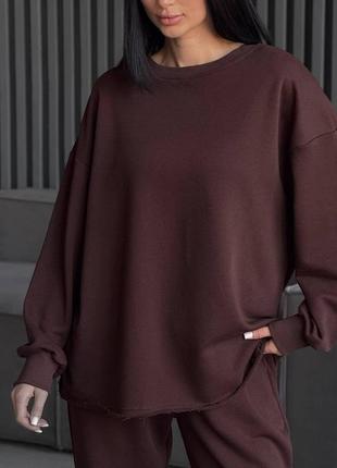 Женский спортивный костюм штаны свитшот женский повседневный прогулочный костюм4 фото