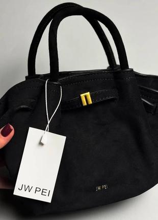 Jw pei hana mini faux suede tote