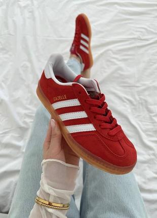 Женские кроссовки adidas gazelle orange