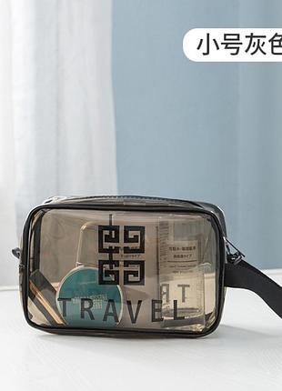 Прозора сумка-косметичка travel2 фото