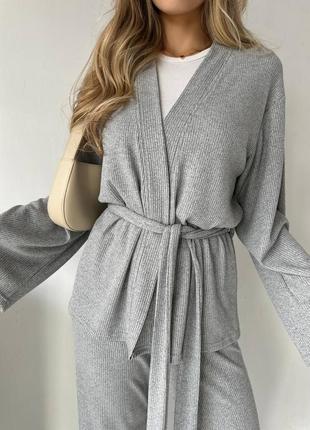 Костюм прогулочный кардиган и штаны