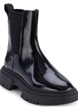 Dkny новые оригинальные кожаные сапоги -челси, размер американский 8,5, (39