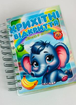 "хитрые открытия" мини альбом на липучках.