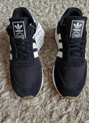 Оригинальн! кроссовки adidas iniki runner black white черные