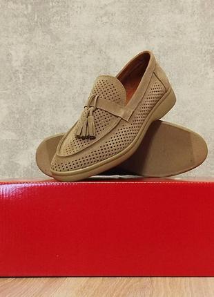 Жіночі замшові літні лофери