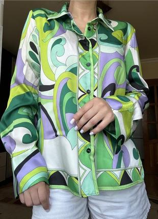Блуза zara шовкова.