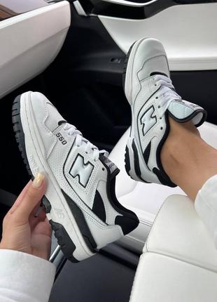 Кроссовки new balance 550 white black