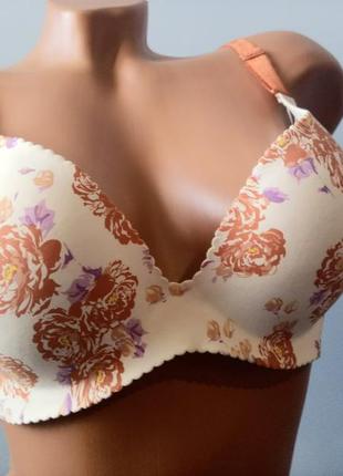 Бюстгальтер чашка в-с бесшовный на корректоре blue rose 80с (80в)