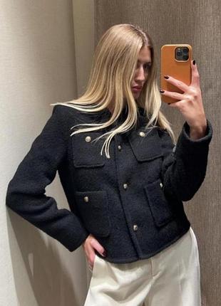 Стильный шерстяной кардиган жакет massimo dutti в стиле old money 🔥🔥🔥