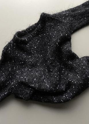 Свитер крупной вязки