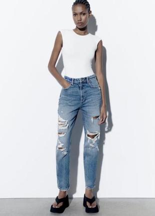 Джинси мом zara