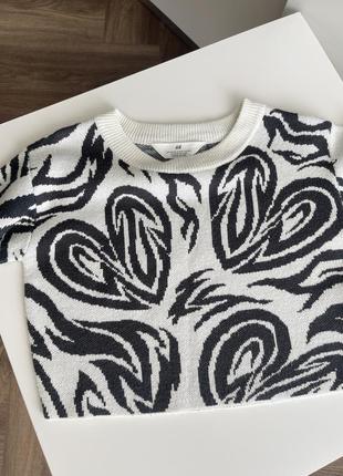 H&m вкорочена кофта світер 4