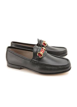 Класичні лофери men's horsebit 1953 loafer gucci преміум якості