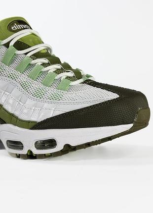 Кросівки nike air max 95 white/green 6