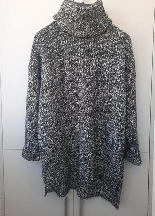 H&m кофта свитер туника меланж
