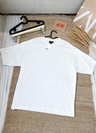 Футболка oversized fit h&m