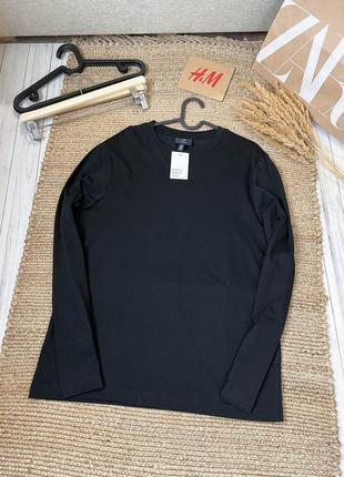 Лонгслив мужской regular fit h&m