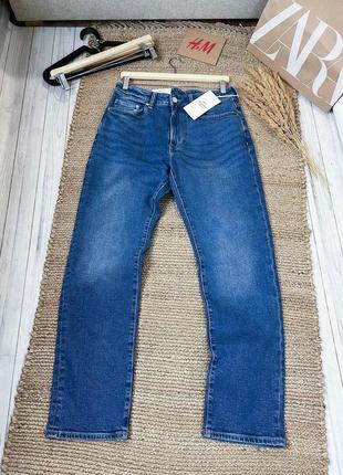 Джинси мужские straight regular fit прямого кроя h&m