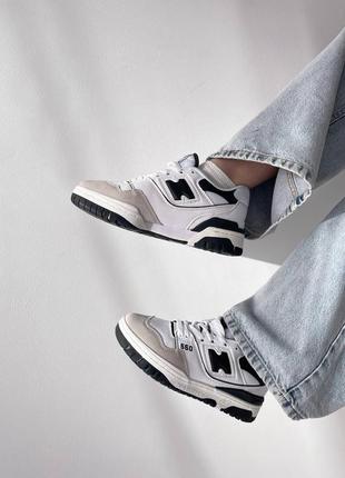 Кроссовки new balance 550 black white