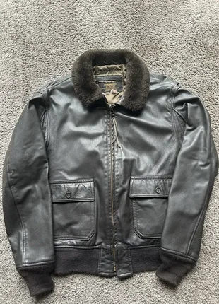 Куртка usf. usn military intermediate type g-1 flying leather jacket 46.под заказ.снижка 2 дня